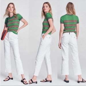 Rag & Bone Kaye Chino in White